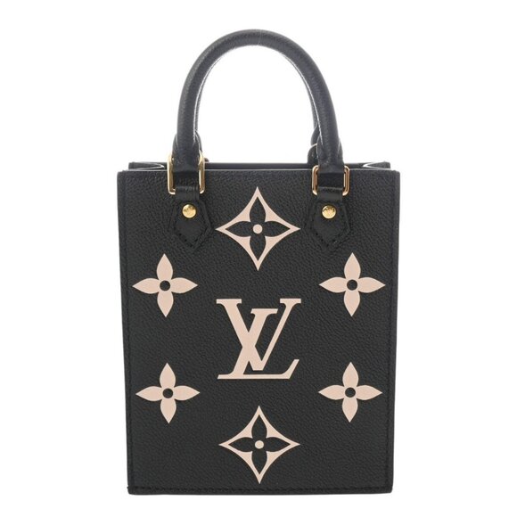 LOUIS VUITTON Monogram Ann Platt Petit Sac Plat Noir / Beige 800000136599000 - Picture 1 of 8